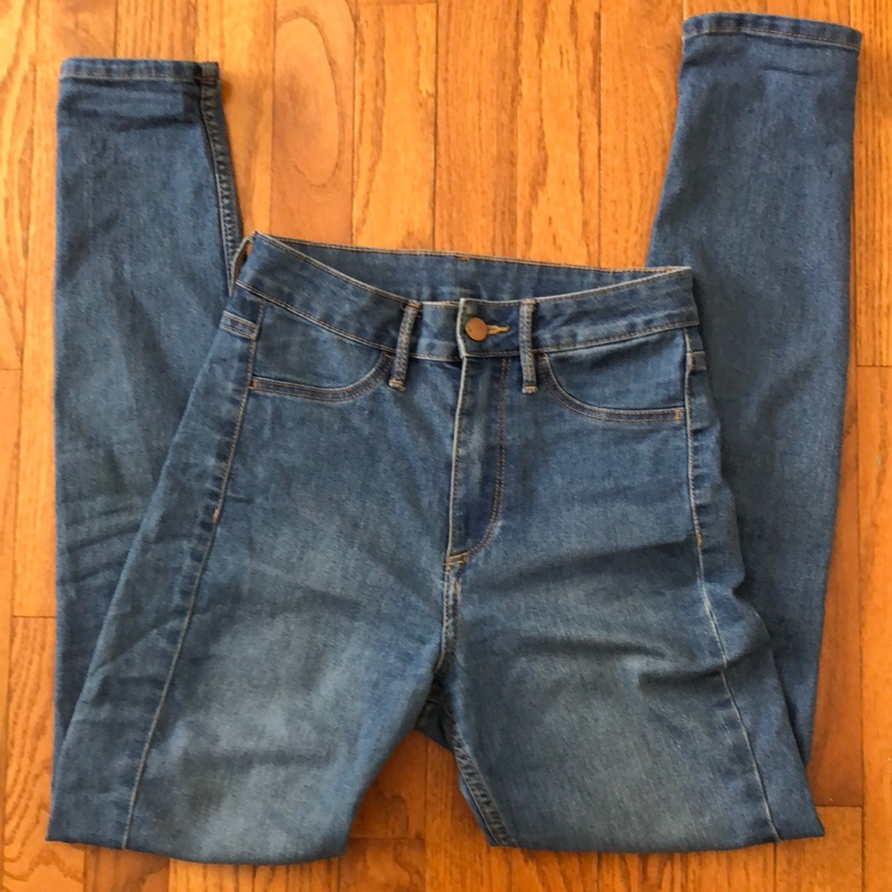 H&M Denim Skinny High Waste Ankle Skinny
